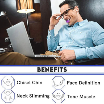 Jawline Training Thin Face Fitness Ball Facial Muscle Activate Exercise Mouth Masseter Jaw Chin Slimming Mandibular Lift Tools